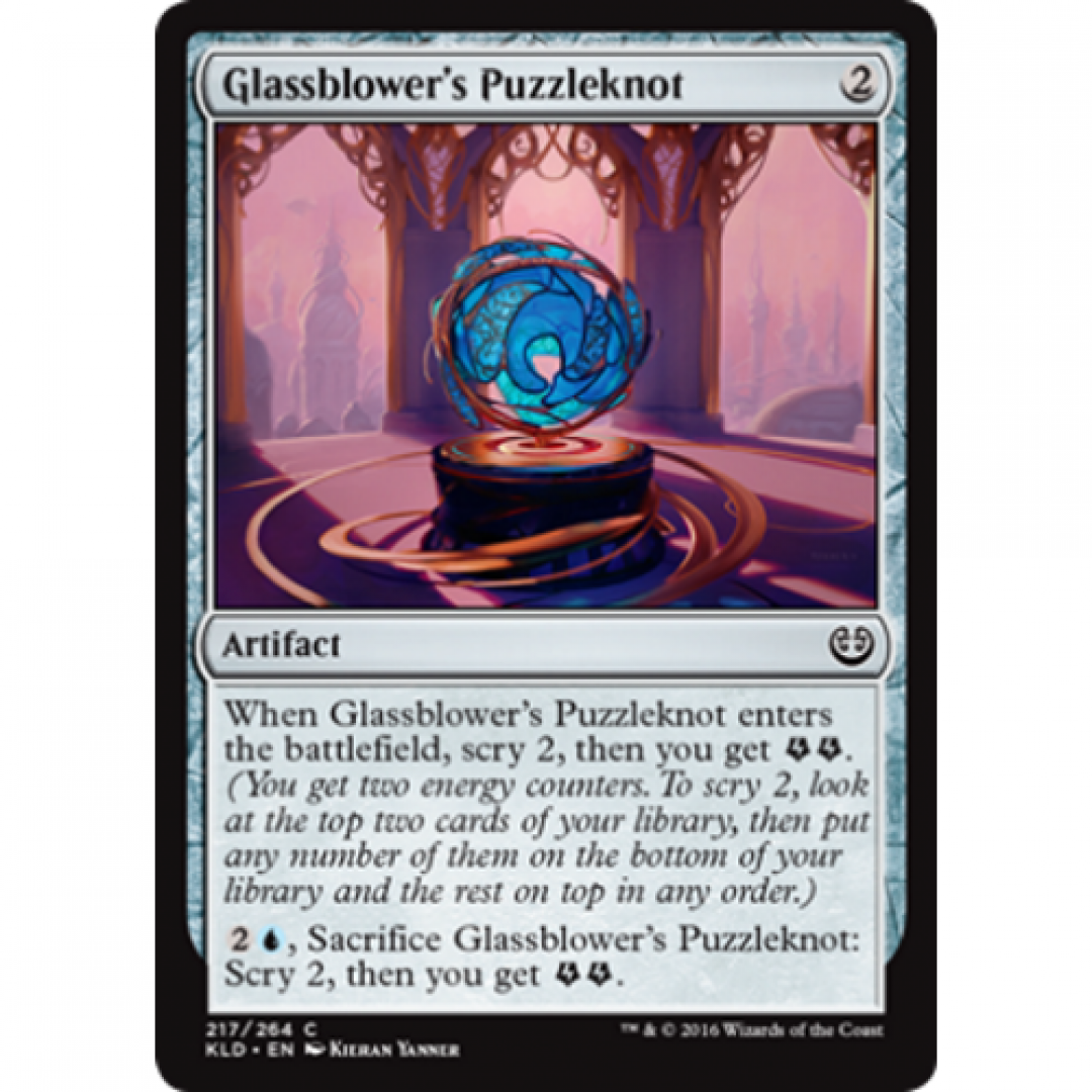 Magic the Gathering : Glassblower's Puzzleknot 217/264 Kaladesh Single Card